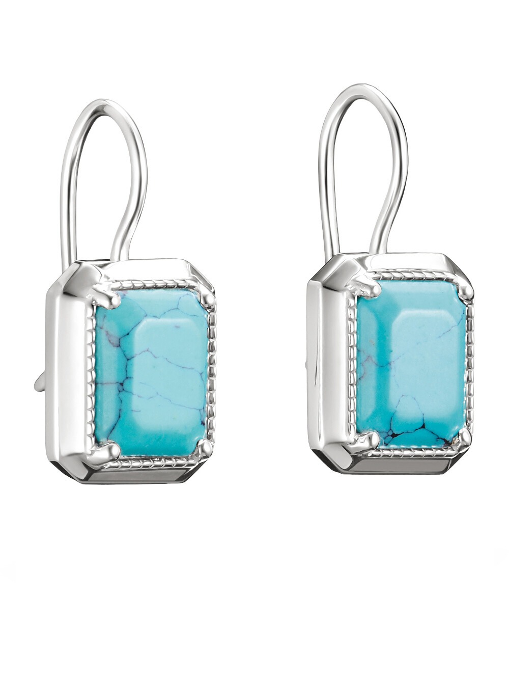 4051245631784 - H2339-404-17 Ohrringe Oktagon Türkis Elyndra 135 mm Damen