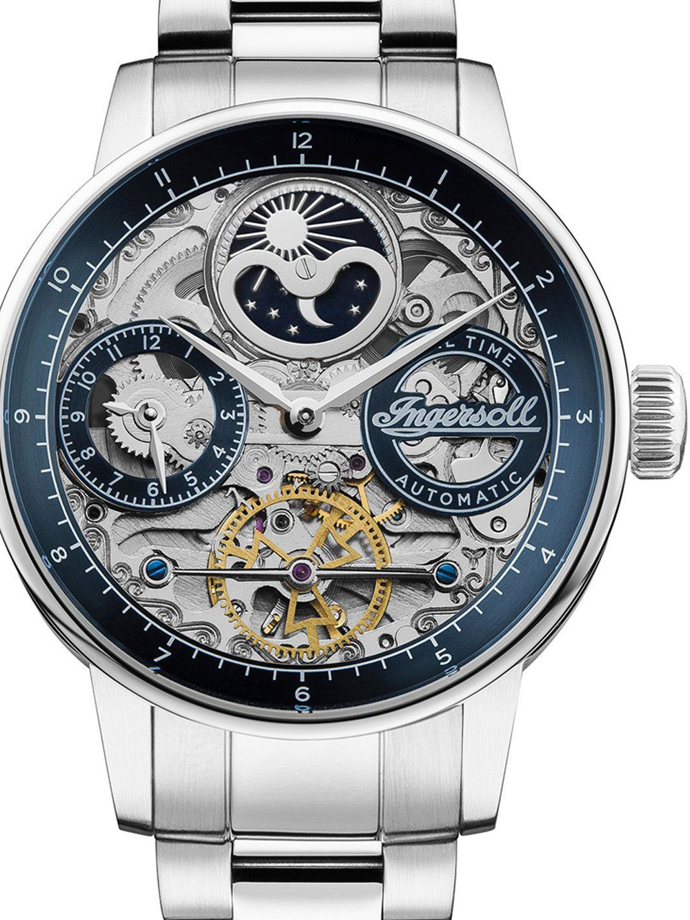 5013348514448 - I07707 The Jazz Dual Time Automatik Herrenuhr 42mm 5ATM 5013348514448 - I07707 The Jazz Dual Time Automatik Herrenuhr 42mm 5ATM