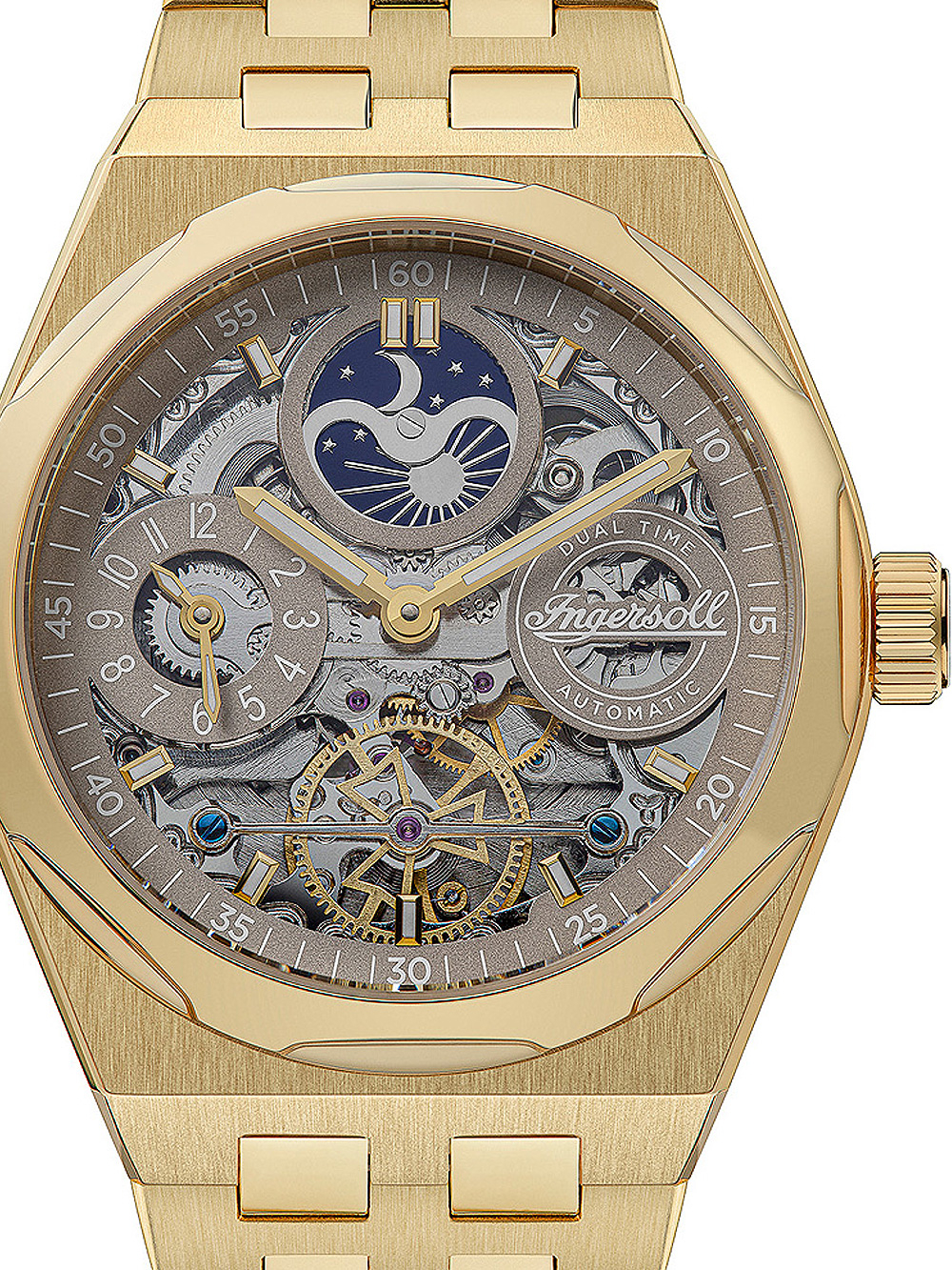 5013348514233 - I12902 The Broadway Dual Time Automatik Herrenuhr 43mm 5ATM 5013348514233 - I12902 The Broadway Dual Time Automatik Herrenuhr 43mm 5ATM