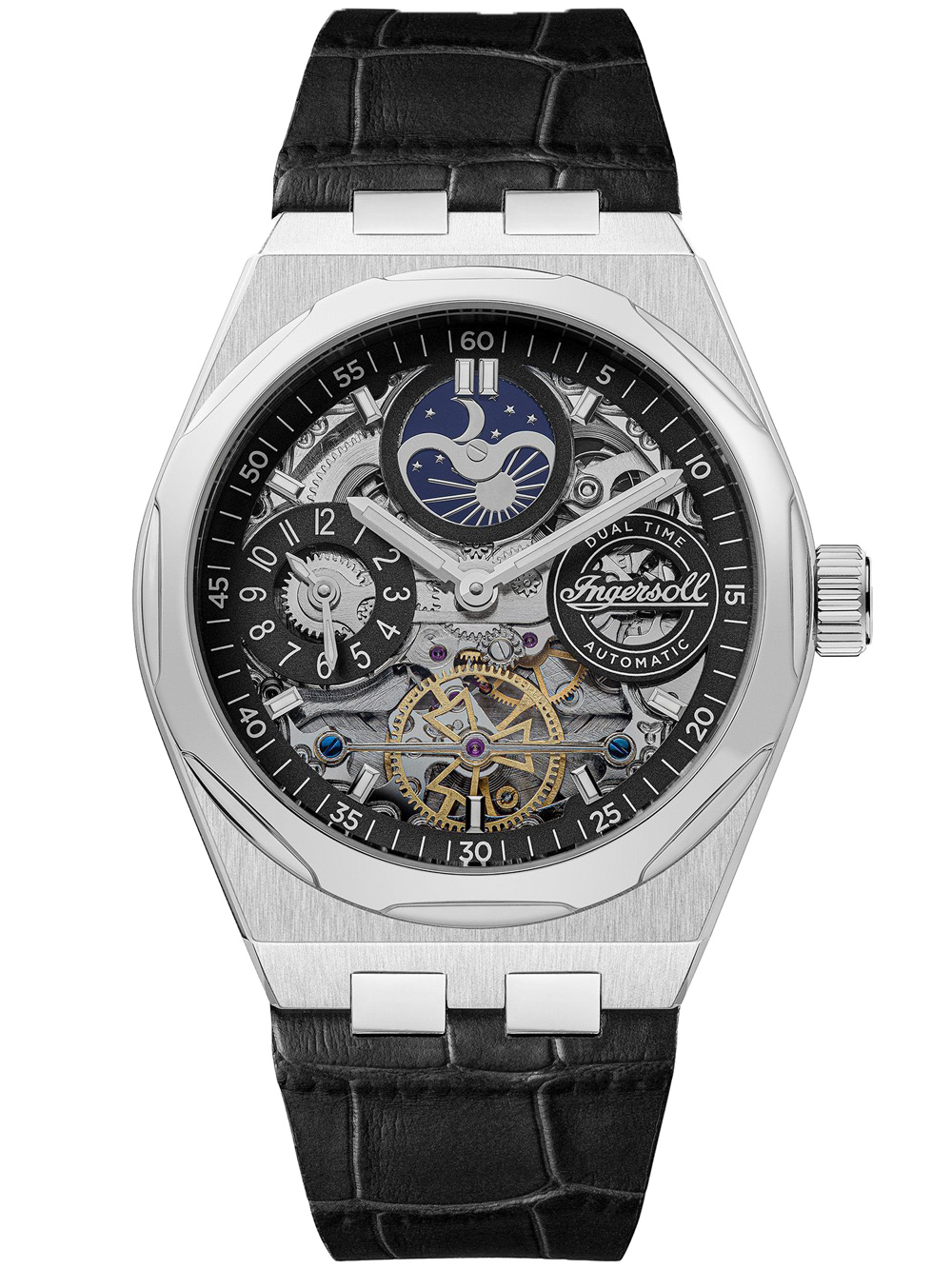 5013348514356 - I12903 The Broadway Dual Time Automatik Herrenuhr 43mm 5ATM 5013348514356 - I12903 The Broadway Dual Time Automatik Herrenuhr 43mm 5ATM