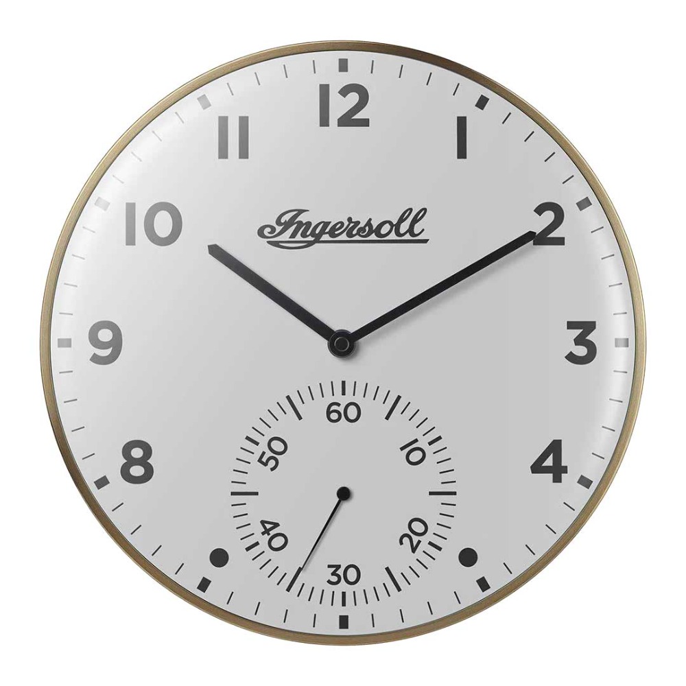 5013348514936 - IC003GW Wanduhr mit kleiner Sekunde im retro Look 30 cm 5013348514936 - IC003GW Wanduhr mit kleiner Sekunde im retro Look 30 cm