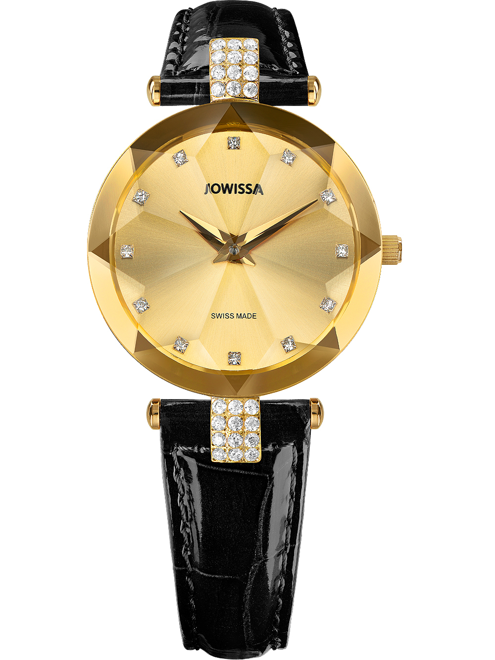 7640167277414 - Jowissa J5615M Facet Strass Damenuhr 29mm 5ATM 7640167277414 - Jowissa J5615M Facet Strass Damenuhr 29mm 5ATM