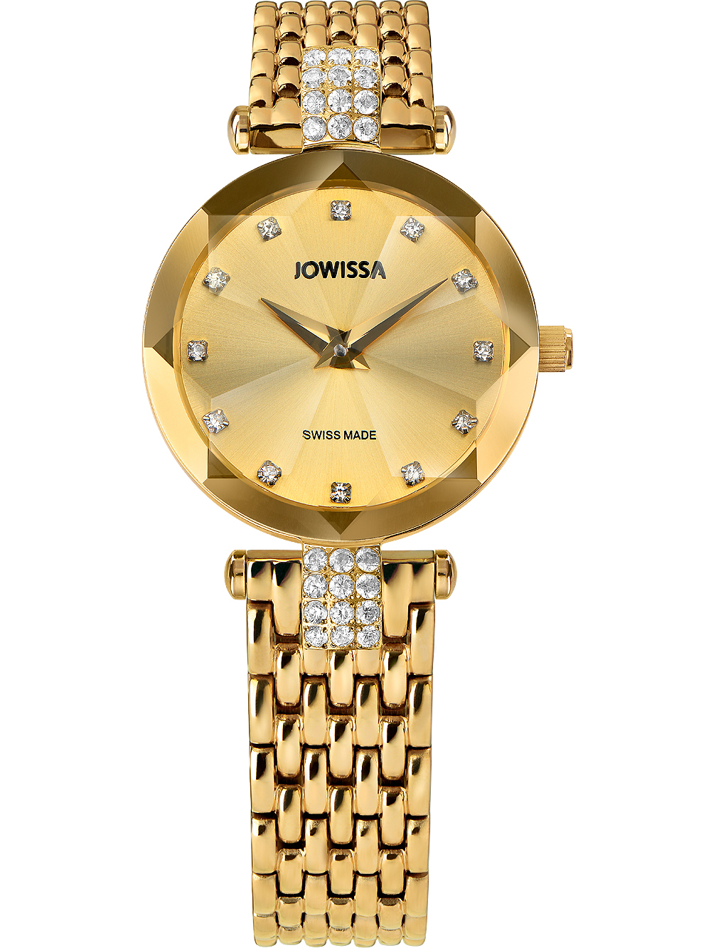 7640167277124 - Jowissa J5629S Facet Strass Damenuhr 25mm 5ATM 7640167277124 - Jowissa J5629S Facet Strass Damenuhr 25mm 5ATM