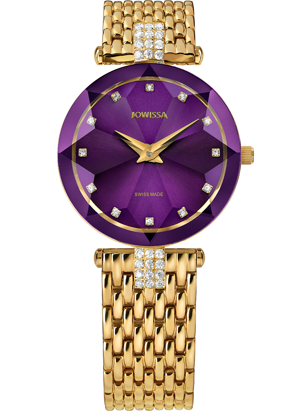 7640167277100 - Jowissa J5631M Facet Strass Damenuhr 29mm 5ATM 7640167277100 - Jowissa J5631M Facet Strass Damenuhr 29mm 5ATM