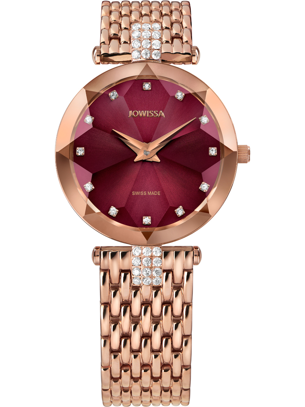 7630055901996 - Jowissa J5714M Facet Strass Damenuhr 29mm 5ATM 7630055901996 - Jowissa J5714M Facet Strass Damenuhr 29mm 5ATM