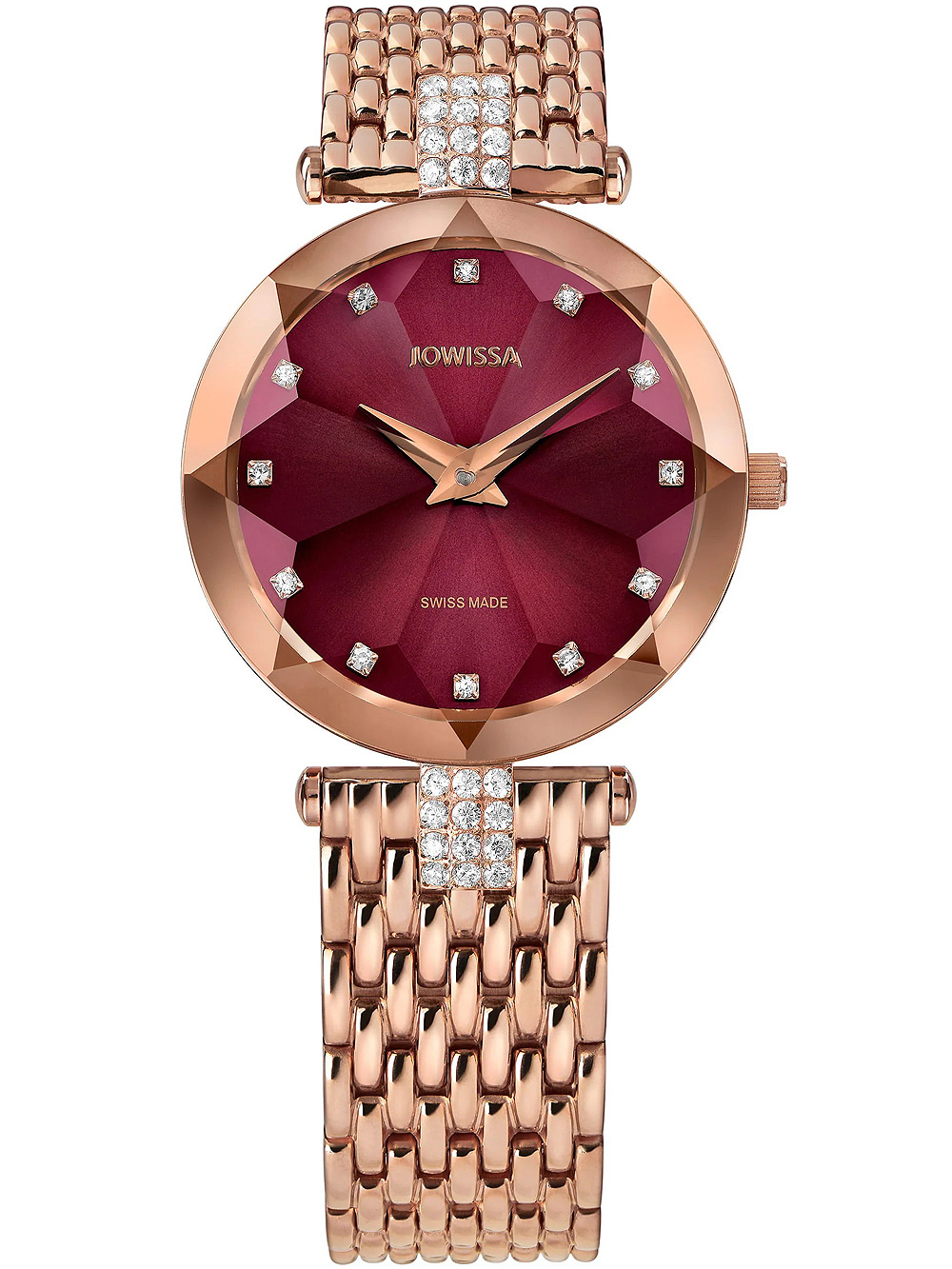 7630055905277 - Jowissa J5772M Facet Strass Damenuhr 30mm 5ATM 7630055905277 - Jowissa J5772M Facet Strass Damenuhr 30mm 5ATM