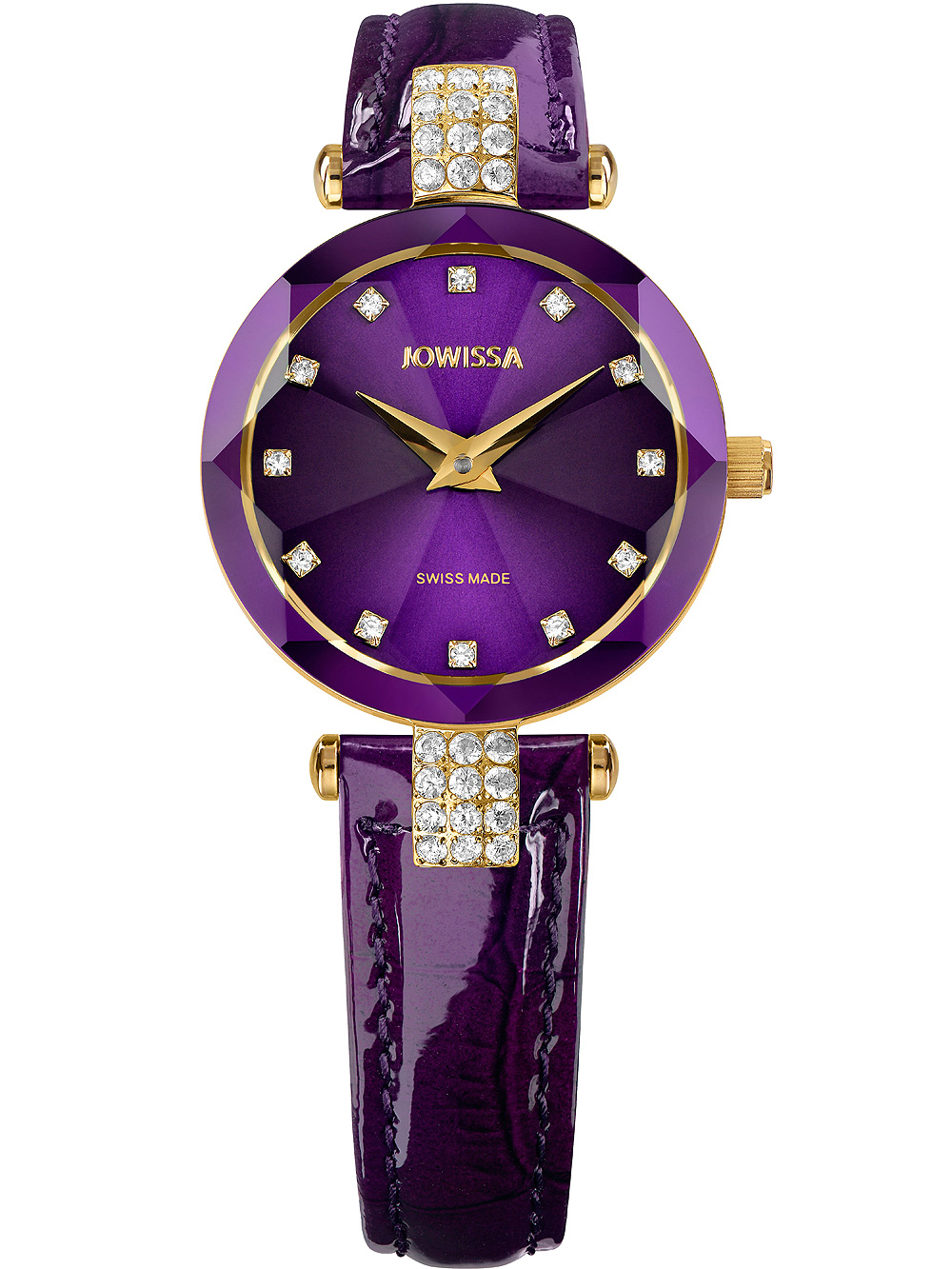 7640167277384 - Jowissa J5616S Facet Strass Damenuhr 25mm 5ATM 7640167277384 - Jowissa J5616S Facet Strass Damenuhr 25mm 5ATM