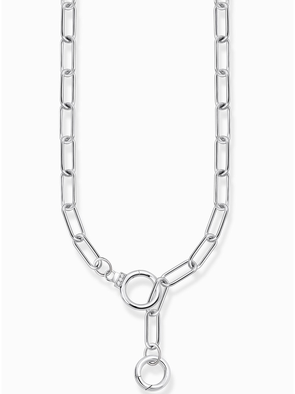 4051245563917 - KE2192-051-14 Damen Gliederkette mit zwei Ringverschlüssen verstellbar 4051245563917 - KE2192-051-14 Damen Gliederkette mit zwei Ringverschlüssen verstellbar