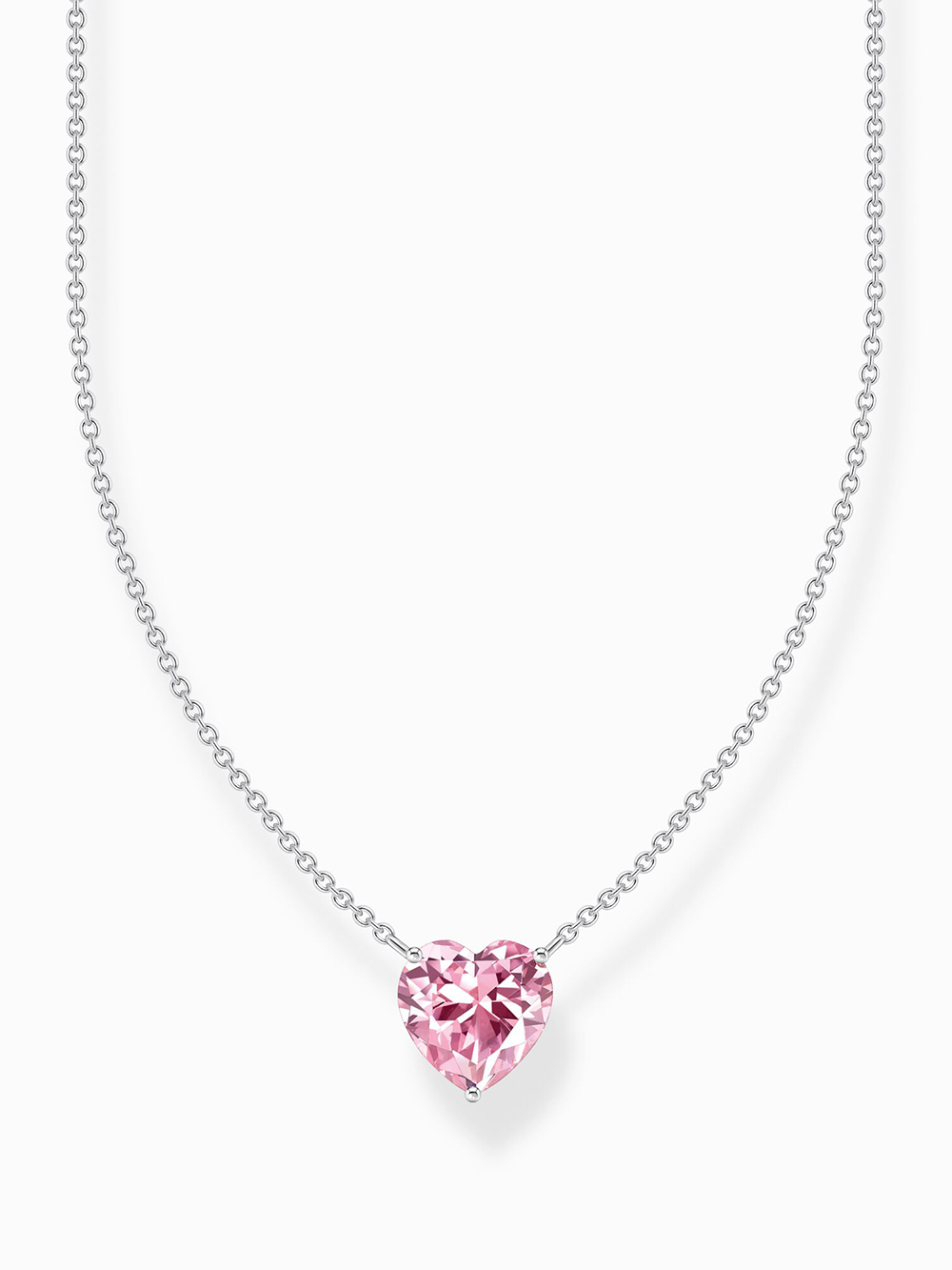 4051245579765 - Kette mit Anhänger THOMAS SABO großer Herz-Anhänger KE2211-051-14-L45V KE2211-051-9-L45V Halsketten Gr 45 Silber 925 (Sterlingsilber) bunt (silberfarben rosa) Damen Ketten mit Anhänger Zirkonia (synth) 4051245579765 - Kette mit Anhänger THOMAS SABO großer Herz-Anhänger KE2211-051-14-L45V KE2211-051-9-L45V Halsketten Gr 45 Silber 925 (Sterlingsilber) bunt (silberfarben rosa) Damen Ketten mit Anhänger Zirkonia (synth)