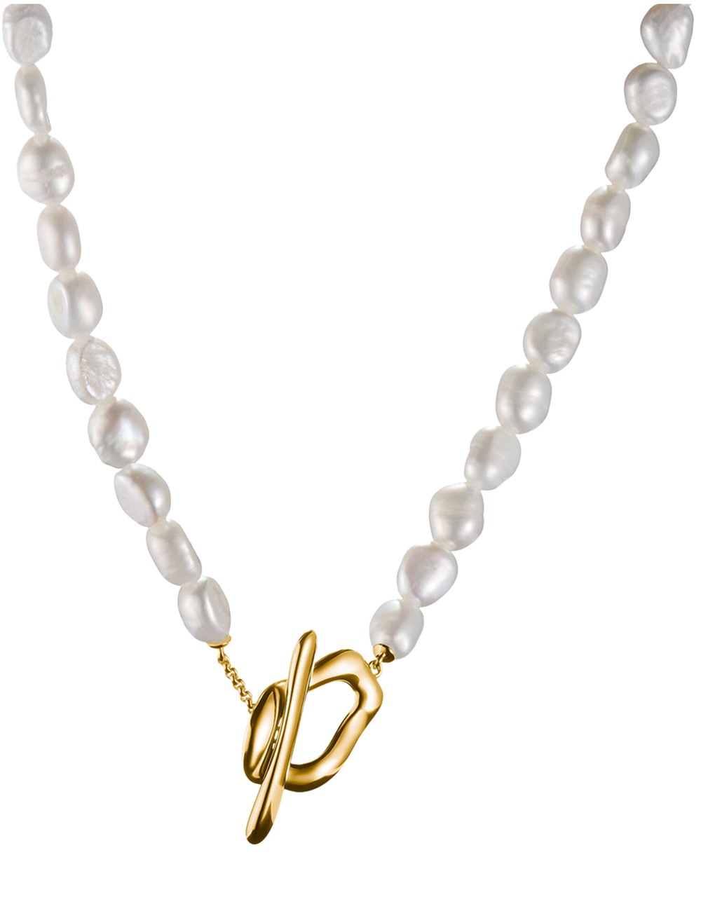 4051245607567 - KE2320-430-14-L45 Perlenkette Natural Beauty vergoldet Damen 4051245607567 - KE2320-430-14-L45 Perlenkette Natural Beauty vergoldet Damen