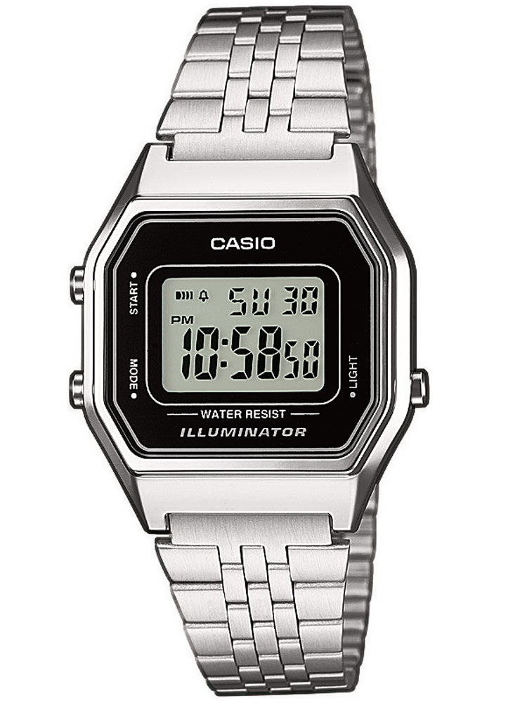 CASIO LA680WEA-1EF Collection Unisex Damenuhr Herrenuhr 28mm 3ATM