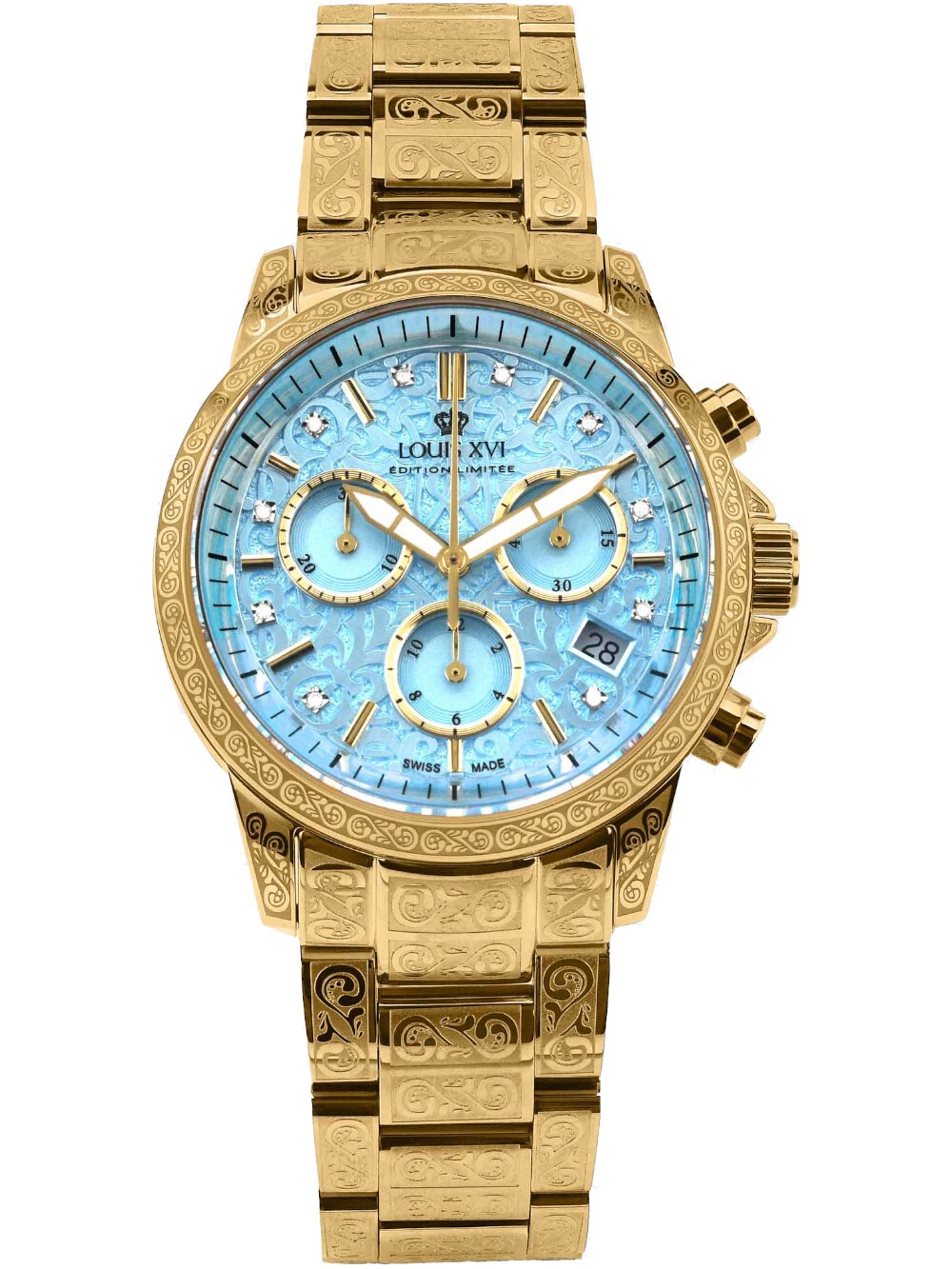 7640172149010 - Louis XVI LXVI6003 Damenuhr Palais Royale Chronograph 38mm 10ATM