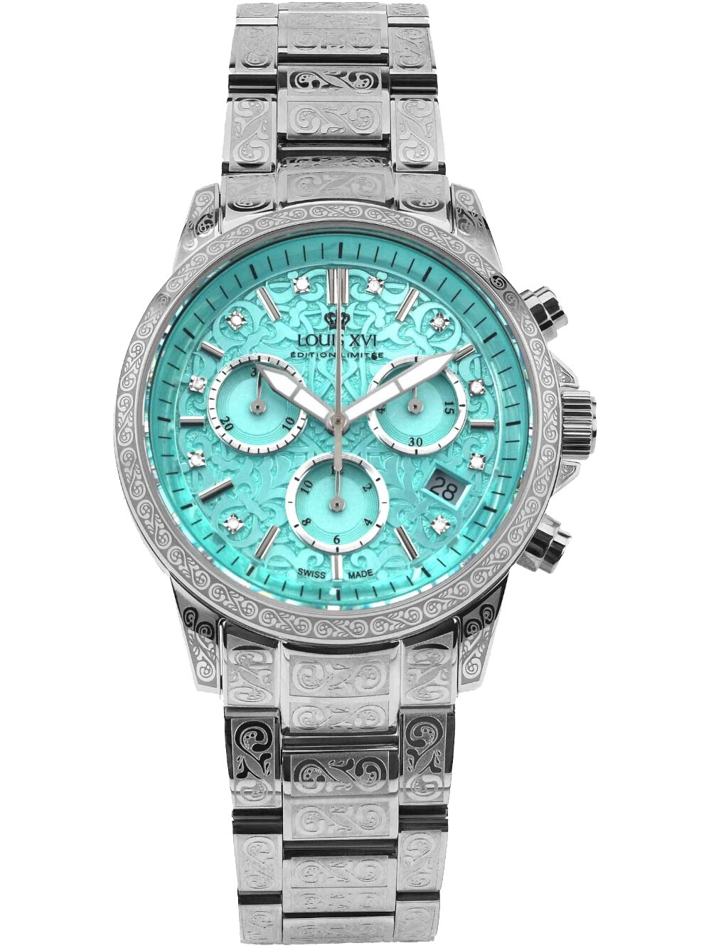 7640172149034 - Louis XVI LXVI6025 Damenuhr Palais Royale Chronograph 38mm 10ATM