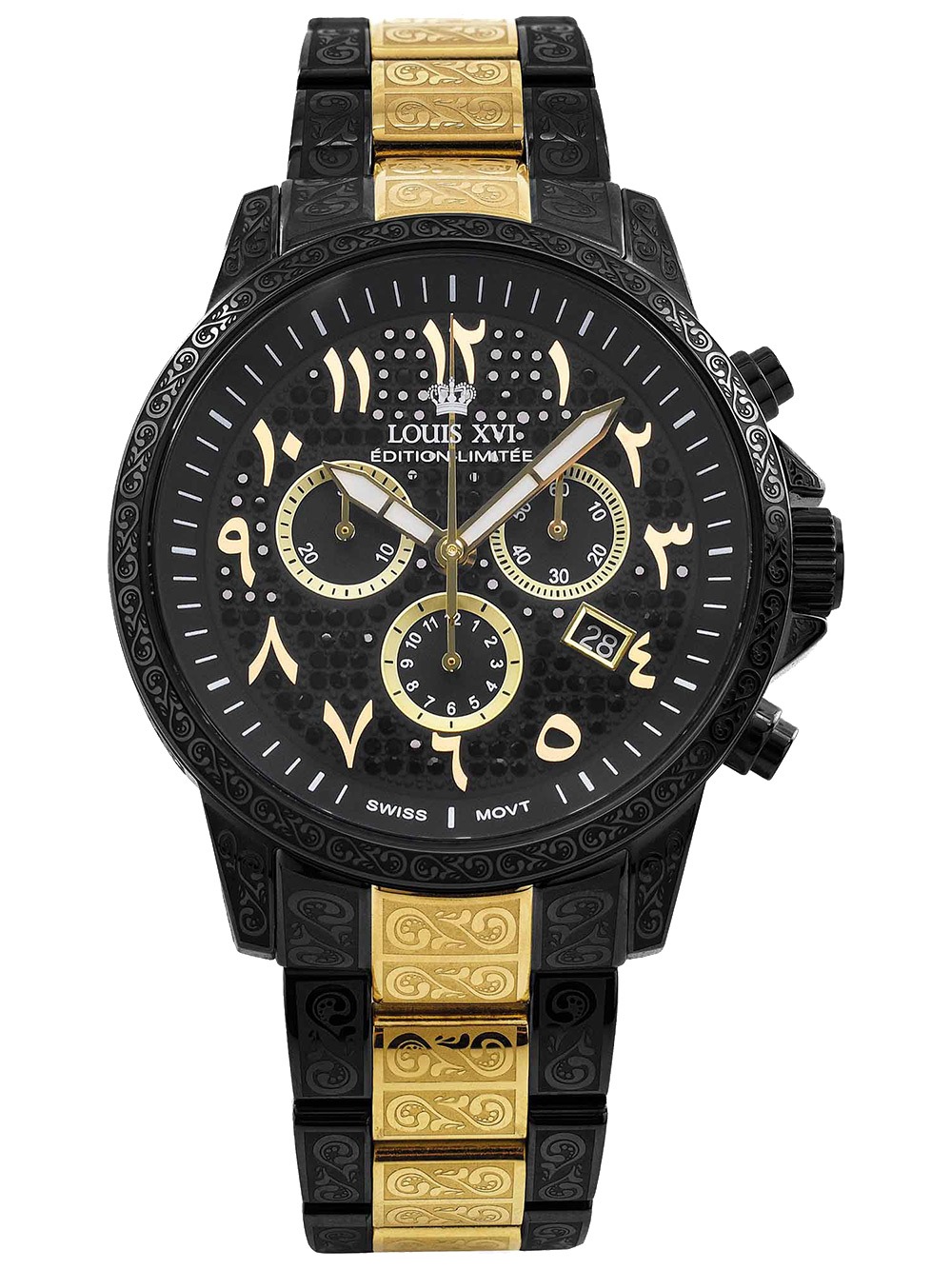 7640172148334 - Louis XVI LXVI1098 Herrenuhr Palais Royale 43mm 10ATM