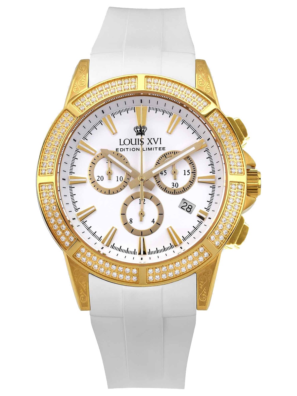 7640172148891 - Louis XVI LXVI1136 Herrenuhr Majesté Iced Out Royale 43mm 5ATM