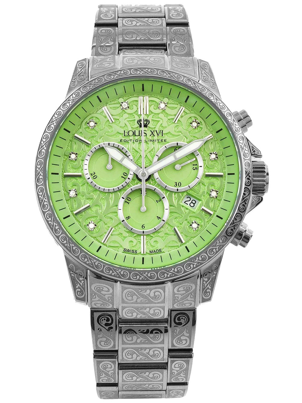 7640172148709 - Louis XVI LXVI1826 Herrenuhr Palais Royale 20 Diamond 43mm 10ATM