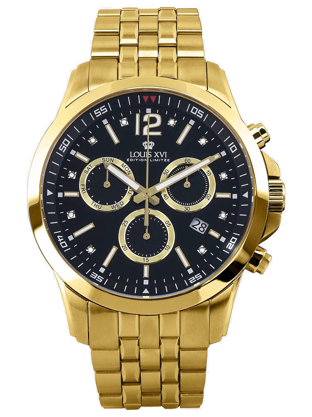 7640172148778 - Louis XVI LXVI3500 Herrenuhr Athos le Grand 20 Diamond 48mm 10ATM