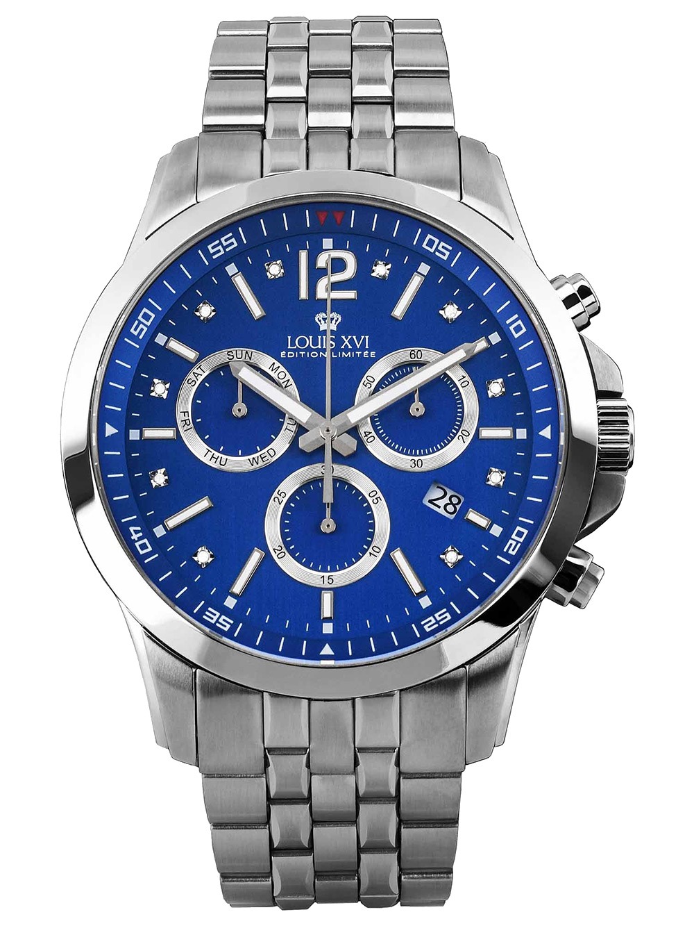 7640172148808 - Louis XVI LXVI3521 Herrenuhr Athos le Grand 20 Diamond 48mm 10ATM
