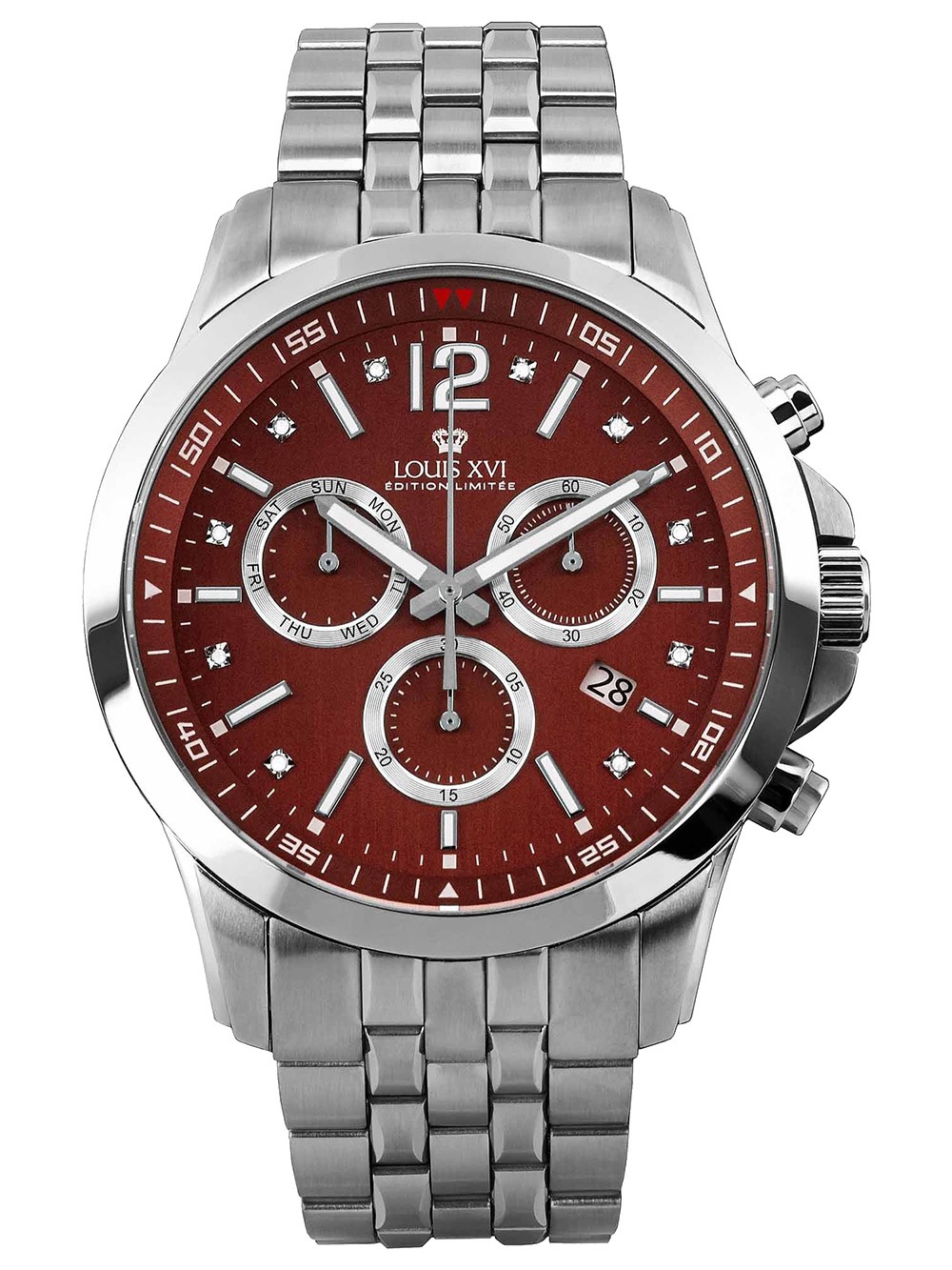7640172148815 - Louis XVI LXVI3522 Herrenuhr Athos le Grand 20 Diamond 48mm 10ATM