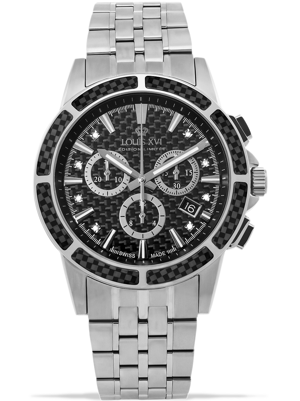 7640172146439 - Louis XVI LXVI1101 Majeste Chronograph Herrenuhr 43mm 5ATM 7640172146439 - Louis XVI LXVI1101 Majeste Chronograph Herrenuhr 43mm 5ATM