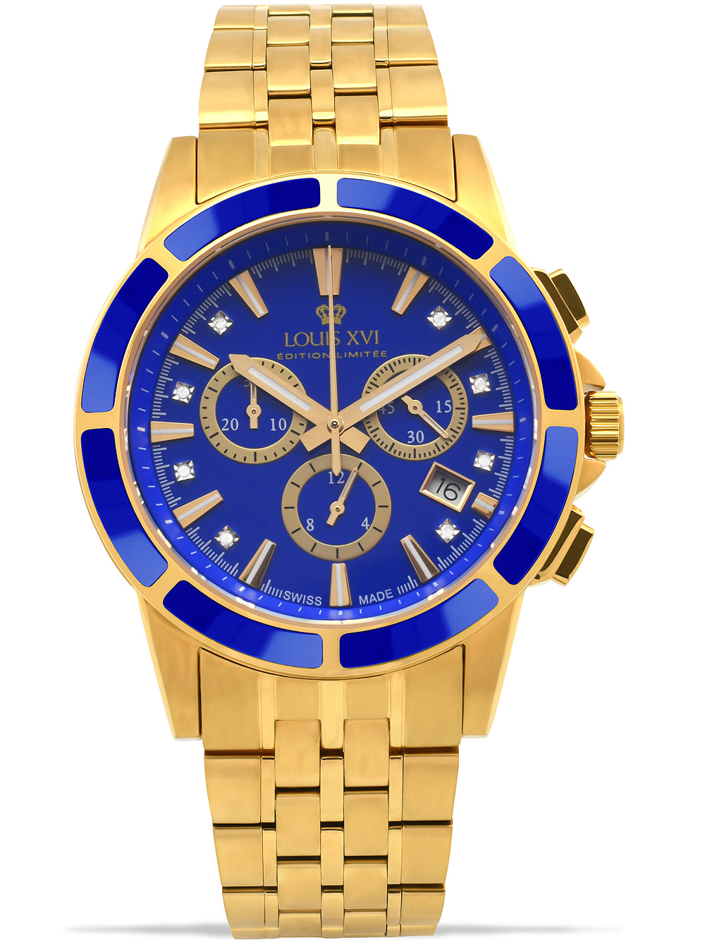 7640172146460 - Louis XVI LXVI1105 Majesté Chronograph Herrenuhr 43mm 5ATM 7640172146460 - Louis XVI LXVI1105 Majesté Chronograph Herrenuhr 43mm 5ATM