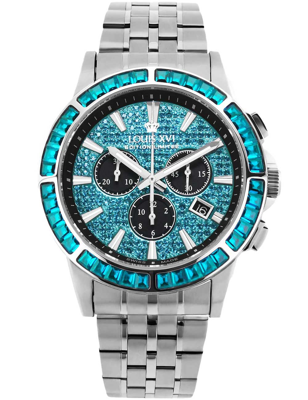 7640172147900 - Louis XVI XLXVI1135 Majeste Iced Out Baguette 7640172147900 - Louis XVI XLXVI1135 Majeste Iced Out Baguette