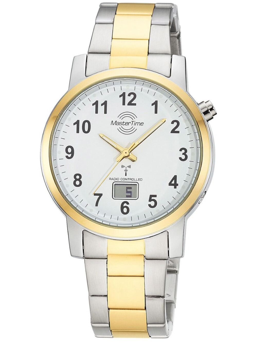 4260736036216 - Master Time MTGA-10956-12M Herrenuhr Funk Basic Bicolor 40mm 3ATM 4260736036216 - Master Time MTGA-10956-12M Herrenuhr Funk Basic Bicolor 40mm 3ATM