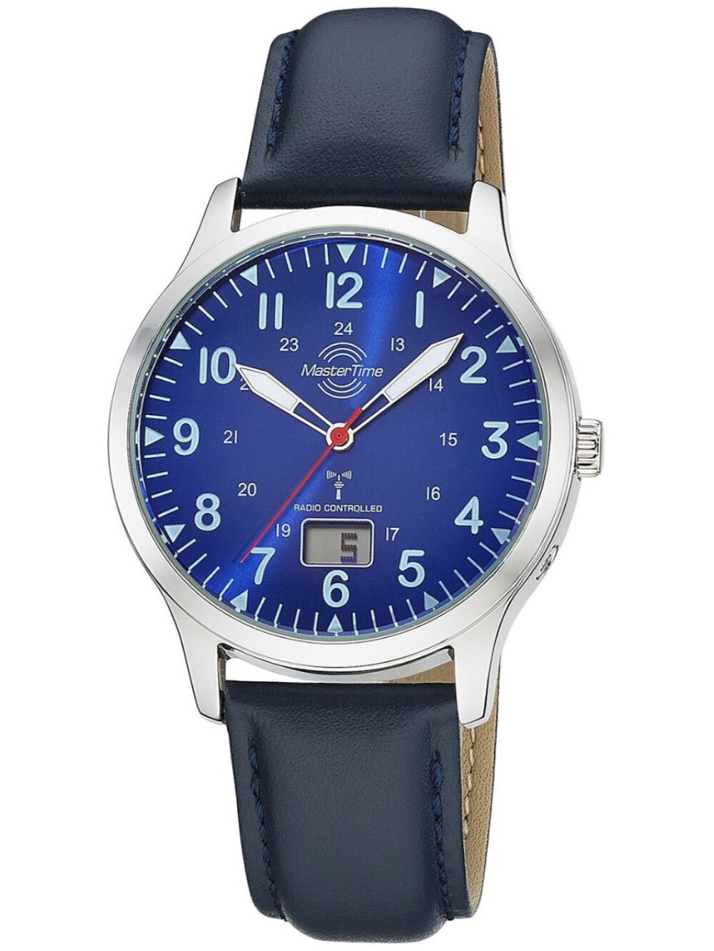 4260736036230 - Master Time MTGA-10958-32L Herrenuhr Funk Super Power Aviation 40mm 3ATM