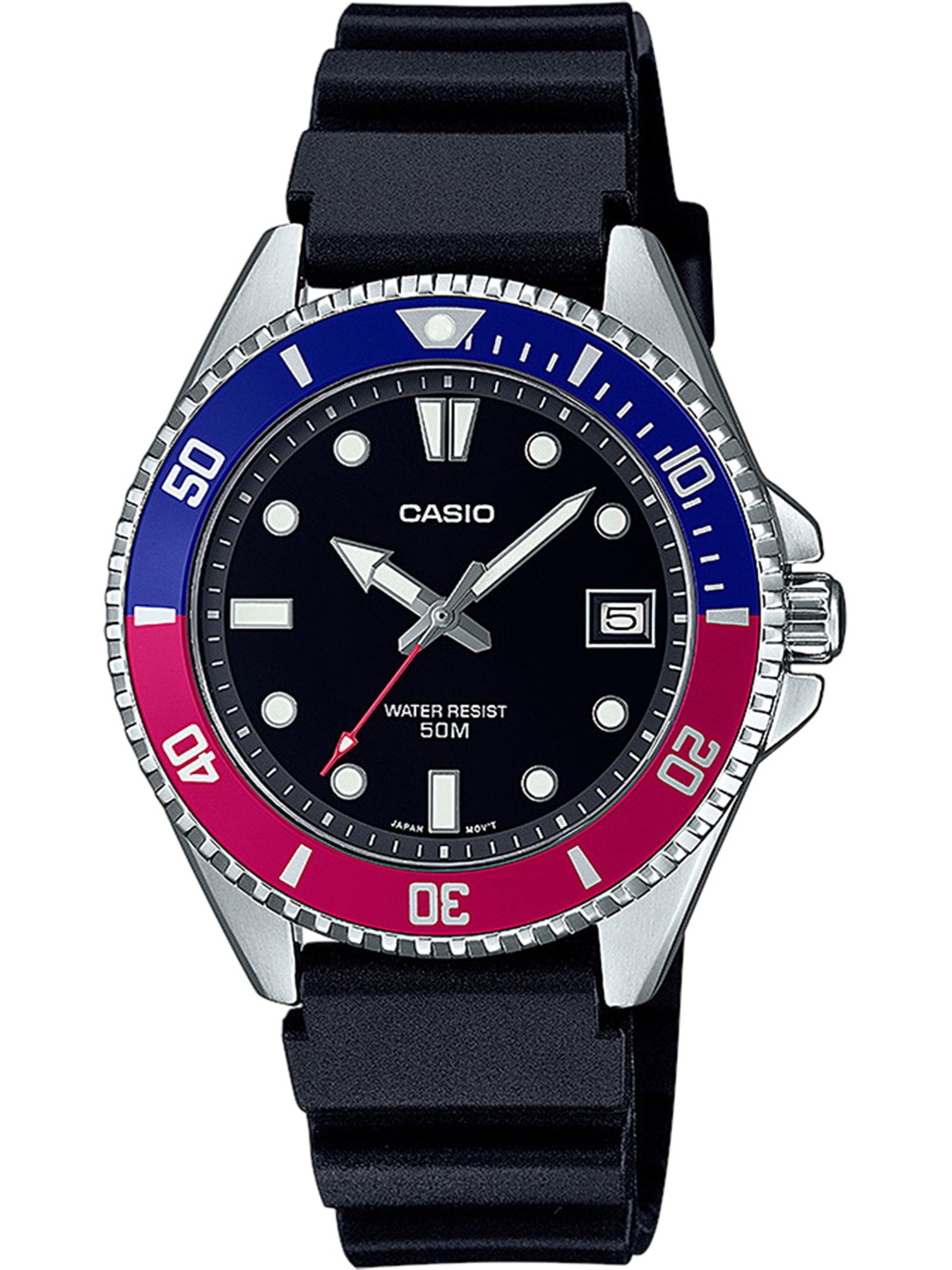 4549526361043 - Quarzuhr CASIO TIMELESS COLLECTION MDV-10-1A2VEF Armbanduhren schwarz Damen Quarzuhr Armbanduhr Damen Herren analog Datum 4549526361043 - Quarzuhr CASIO TIMELESS COLLECTION MDV-10-1A2VEF Armbanduhren schwarz Damen Quarzuhr Armbanduhr Damen Herren analog Datum