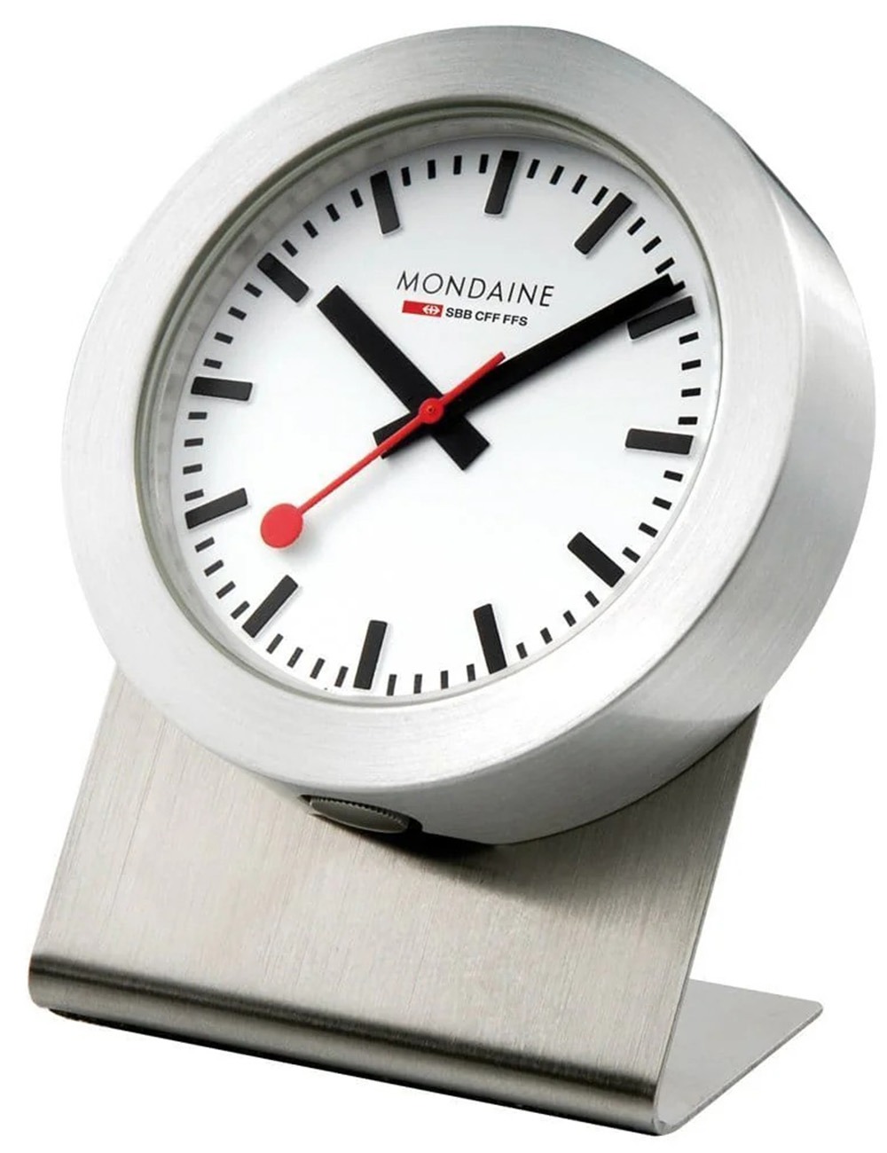7611382534873 - MONDAINE® Tischuhr silber 7611382534873 - MONDAINE® Tischuhr silber