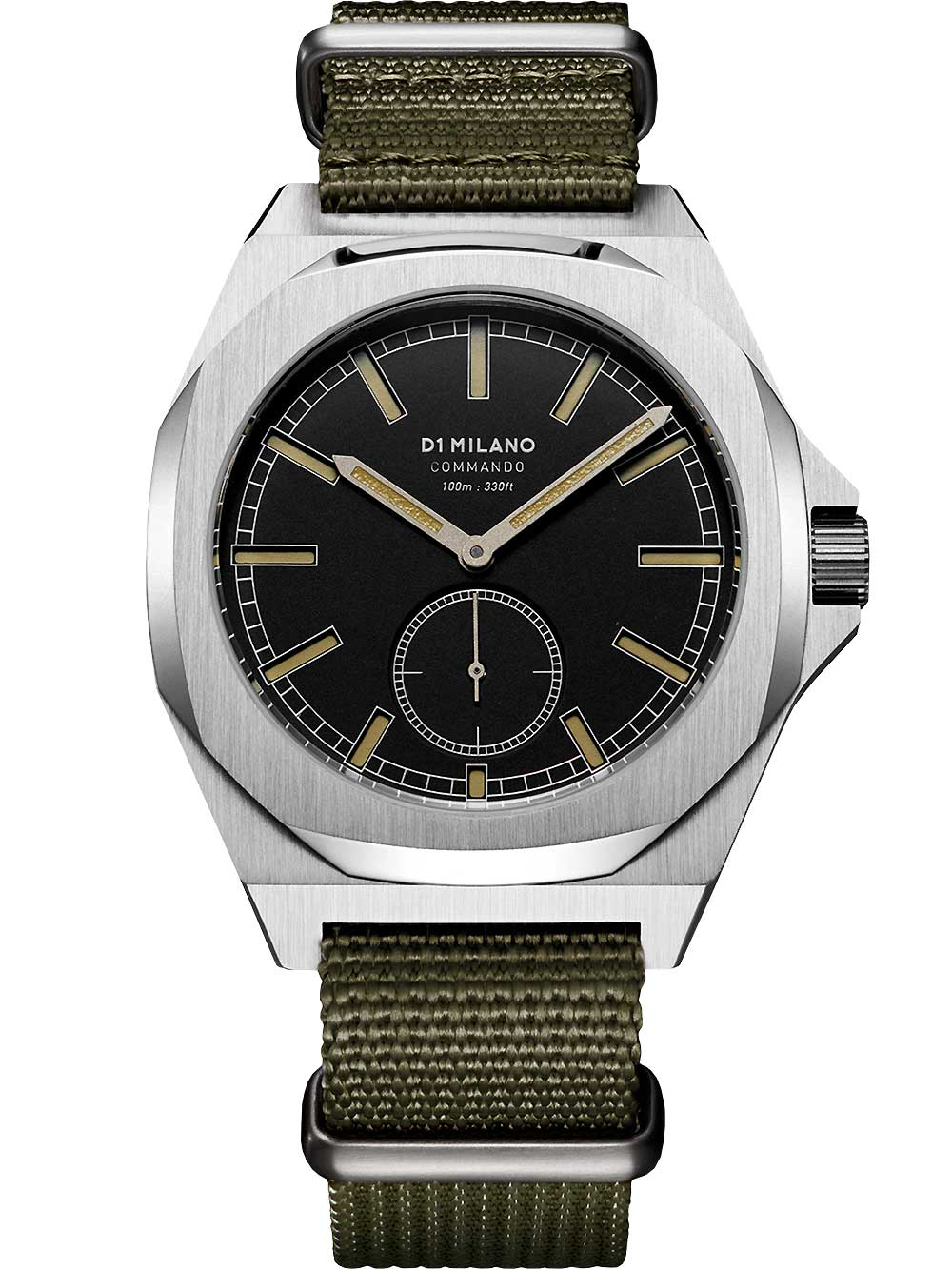 D1 Milano MTNJ03 Tank Commando Herrenuhr 38mm 10ATM