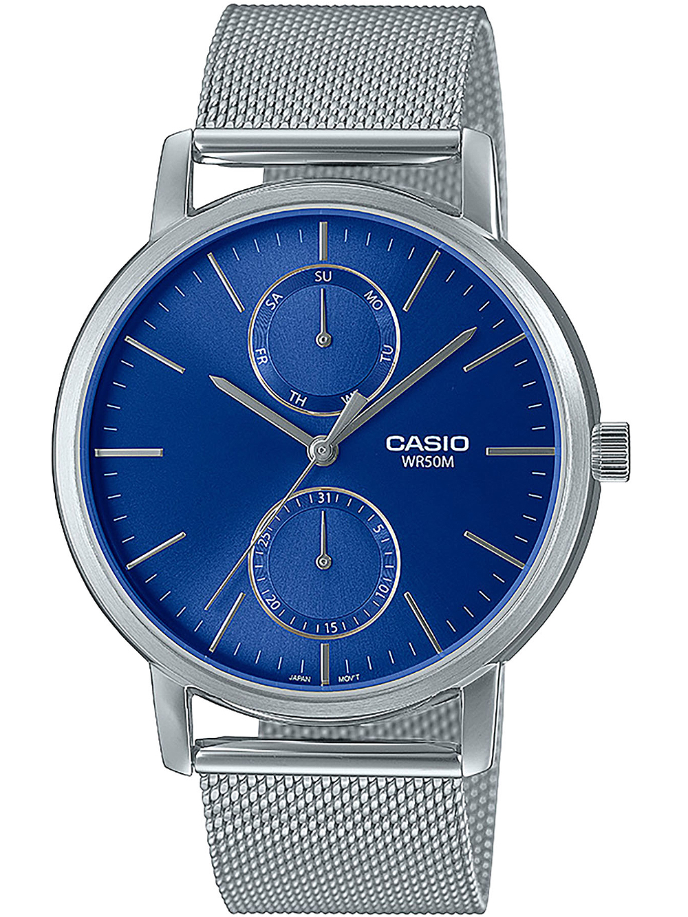 4549526342691 - Quarzuhr CASIO TIMELESS COLLECTION MTP-B310M-2AVEF Armbanduhren silberfarben (edelstahlfarben) Herren Armbanduhr Herrenuhr analog Datum Armband aus Edelstahl 4549526342691 - Quarzuhr CASIO TIMELESS COLLECTION MTP-B310M-2AVEF Armbanduhren silberfarben (edelstahlfarben) Herren Armbanduhr Herrenuhr analog Datum Armband aus Edelstahl