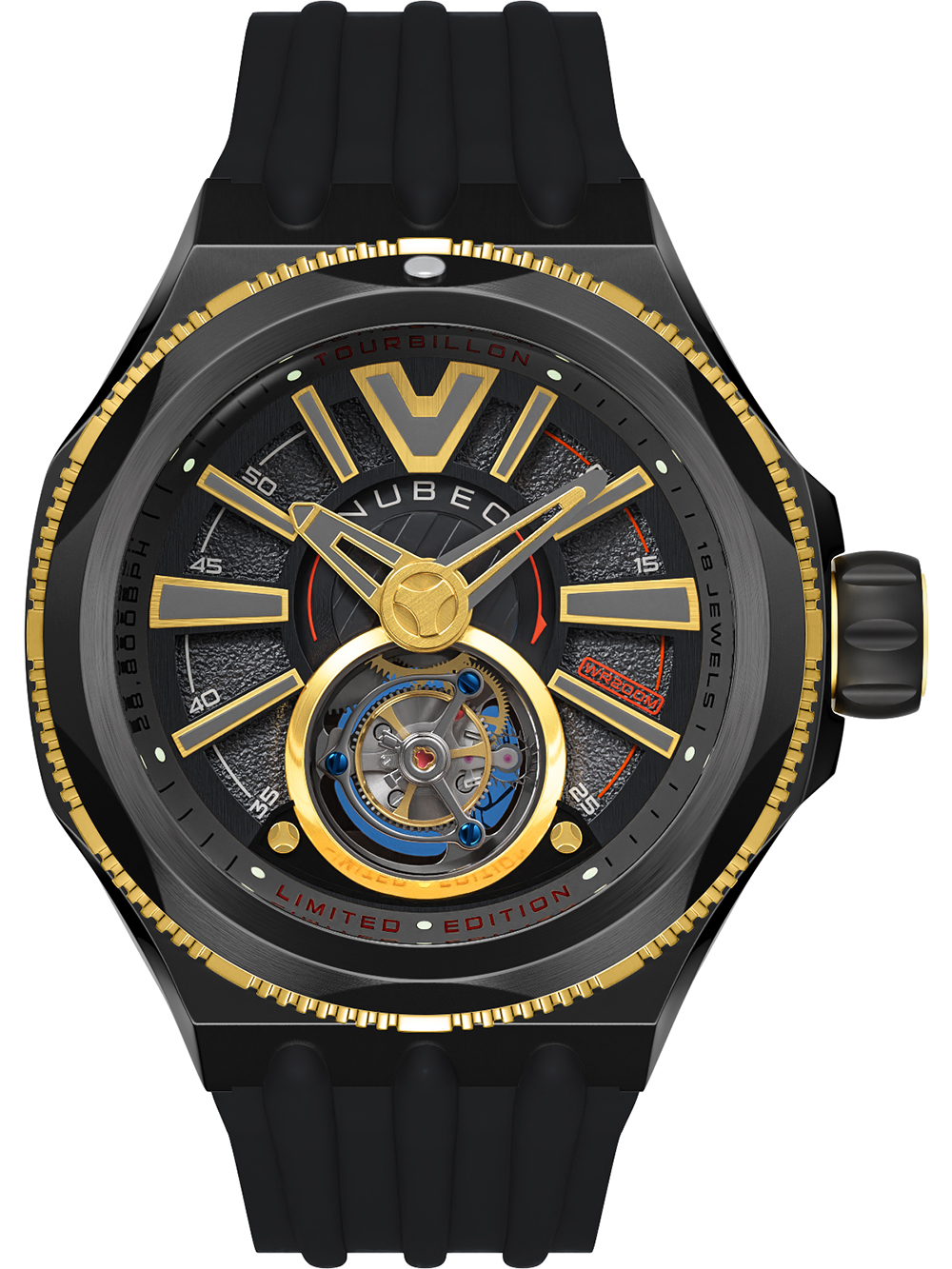 4895118888215 - NB-6075-05 Herrenuhr Messenger Tourbillon Limited 52mm 10ATM 4895118888215 - NB-6075-05 Herrenuhr Messenger Tourbillon Limited 52mm 10ATM