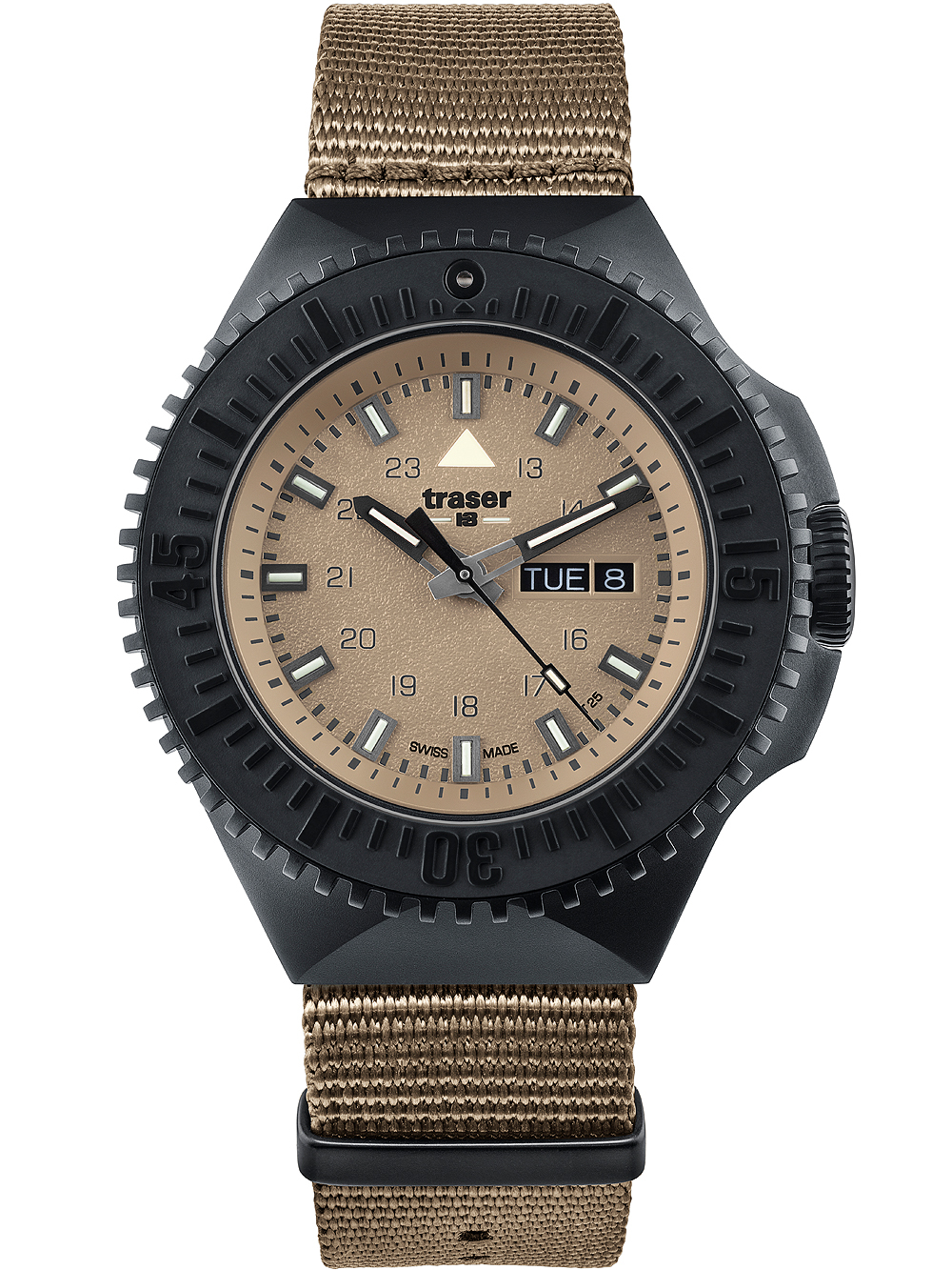 Traser H3 109860 P69 Black Sand 46mm 20ATM