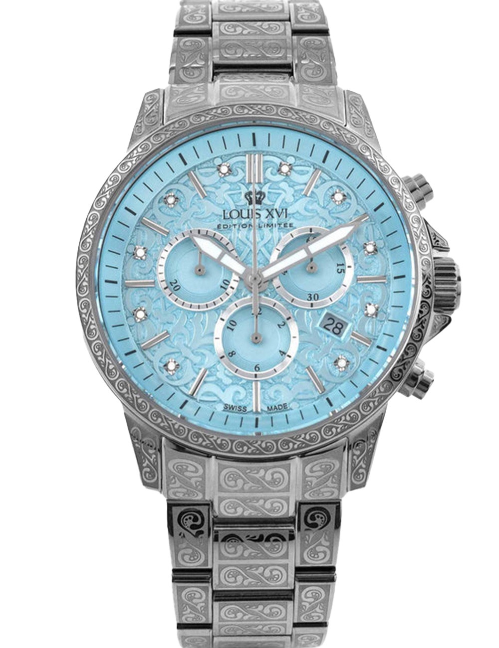 7640172148259 - Louis XVI LXVI1823 Herrenuhr Palais Royal 20 Chrono Limited Diamant 43mm 5ATM 7640172148259 - Louis XVI LXVI1823 Herrenuhr Palais Royal 20 Chrono Limited Diamant 43mm 5ATM