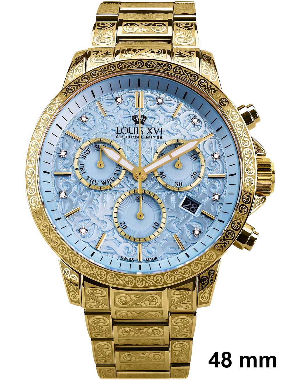 Louis XVI LXVI4003 Herrenuhr Palais Royale 2.0 Diamond 48mm 10ATM