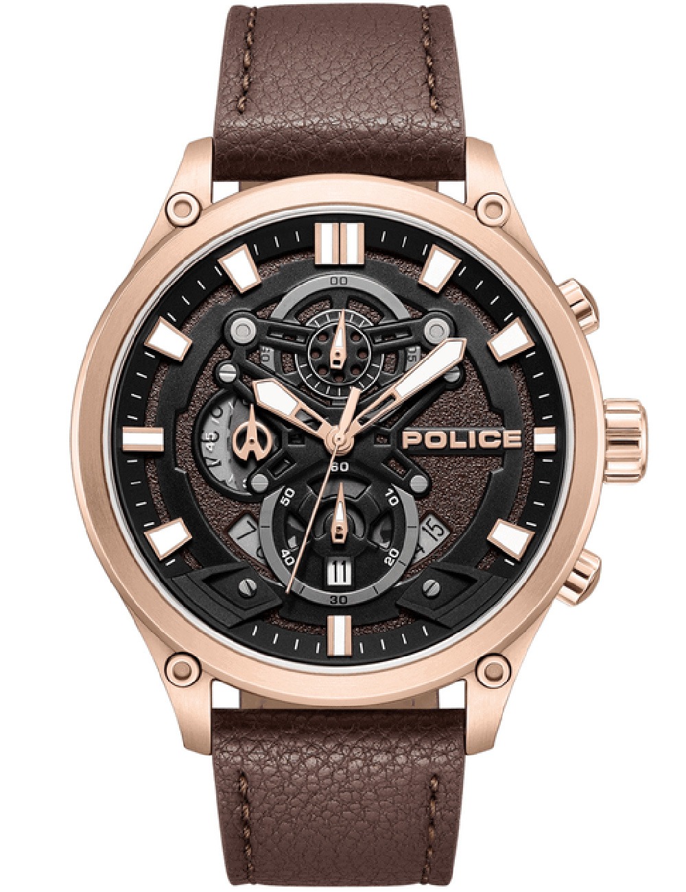 Police PEWGC0054204 Herrenuhr Wadden Chrono 46mm 5ATM