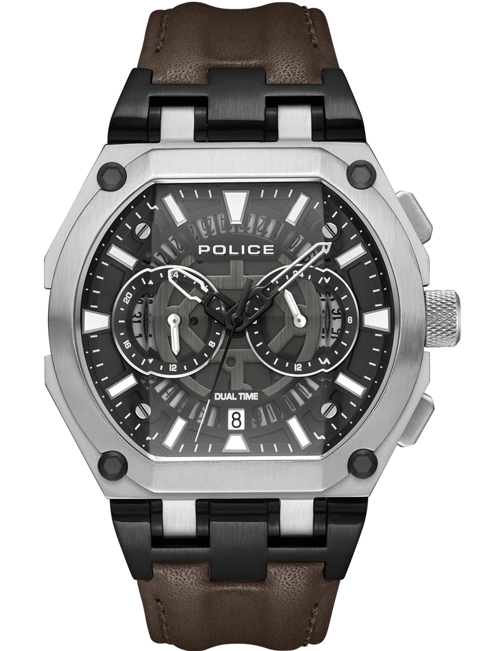 4894816145576 - Herren Armbanduhr Analog Quarz Edelstahl Silber 44 mm - Uhr - Günstig Kaufen