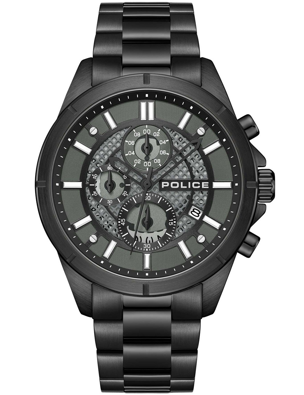 4894816145170 - Herren Chronograph Uhr Schwarz Grau 44mm Edelstahl Armbanduhr Herrenuhr Chronographen Herren 4894816145170 - Herren Chronograph Uhr Schwarz Grau 44mm Edelstahl Armbanduhr Herrenuhr Chronographen Herren