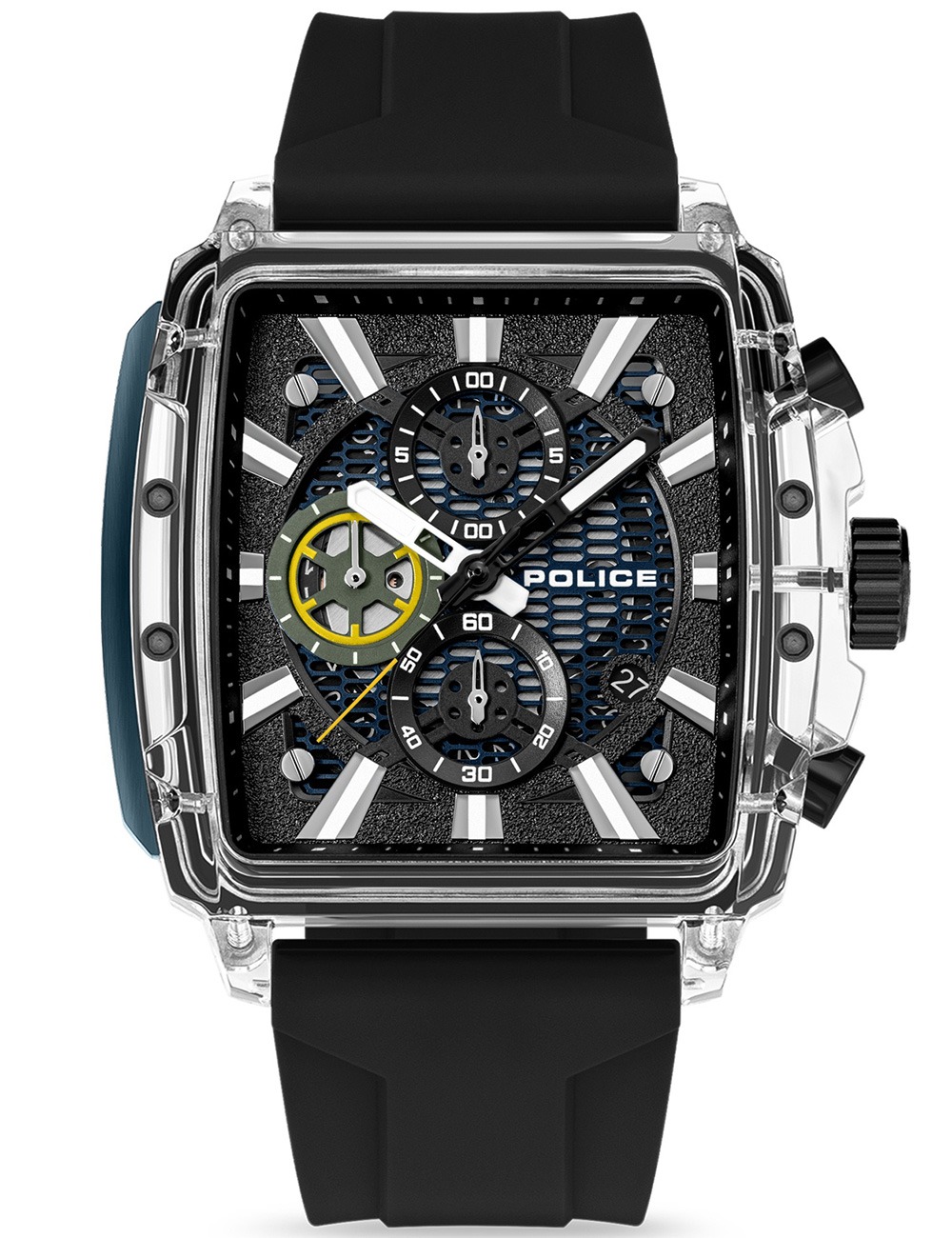 Police PEWGO00776X0 Herrenuhr Clout Set Chrono Limited Edition 43mm 3ATM
