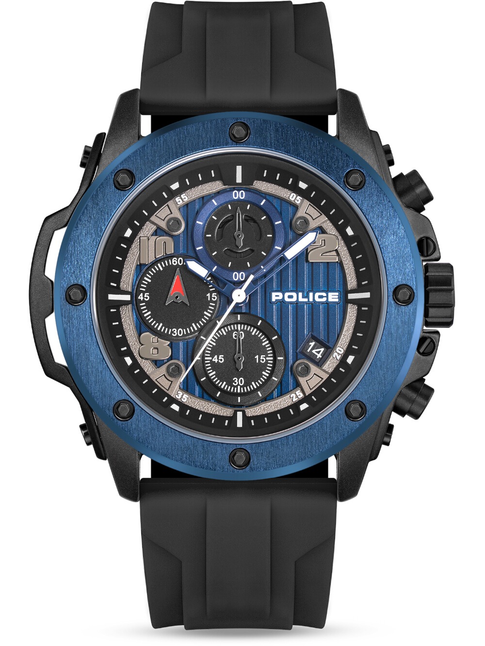 Police PEWGO00777X0 Herrenuhr Clout Orb Chronograph Set 45mm 3ATM