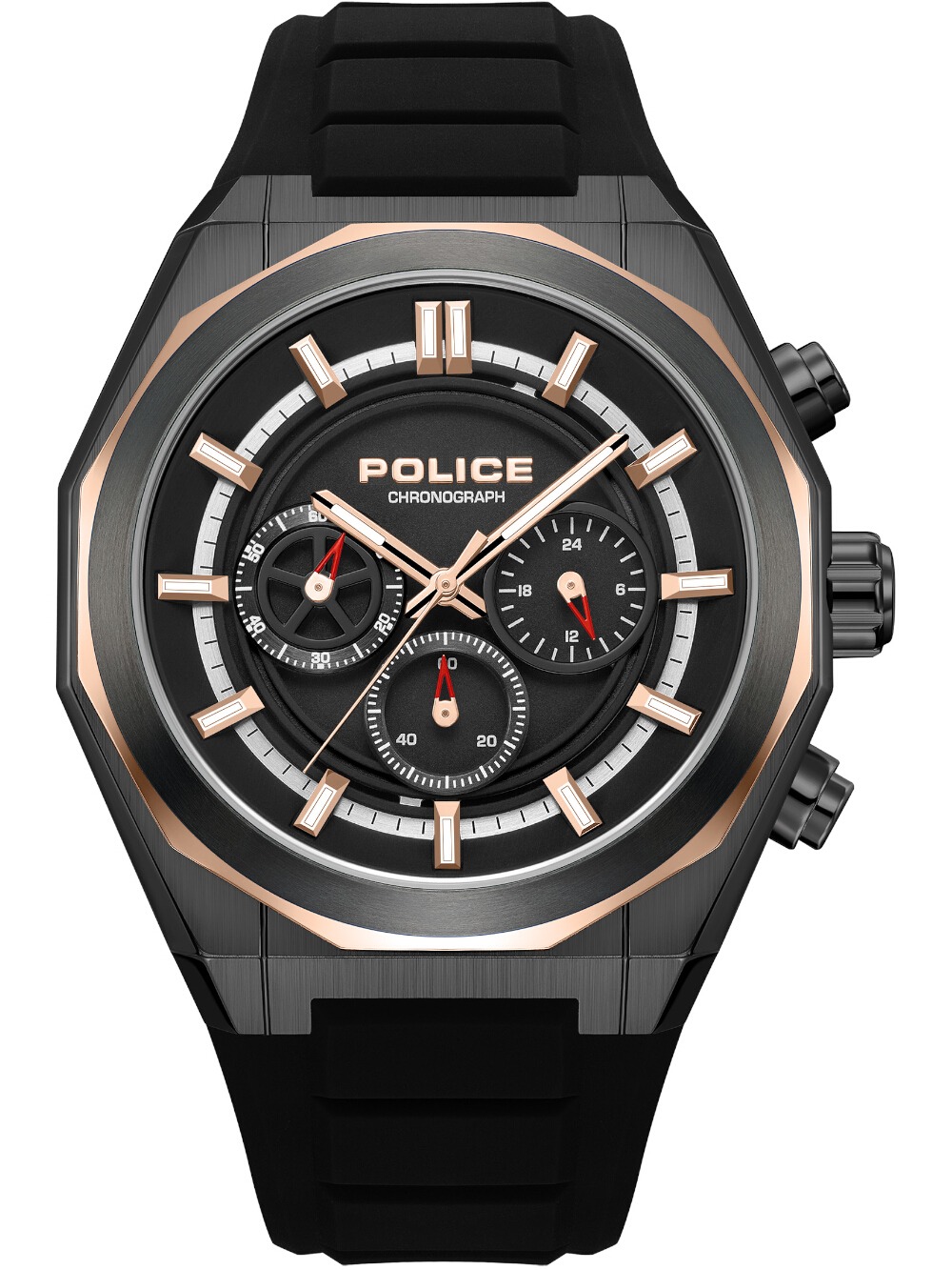 Police PEWGO0093701 Herrenuhr Steward Chronograph 46mm 5ATM