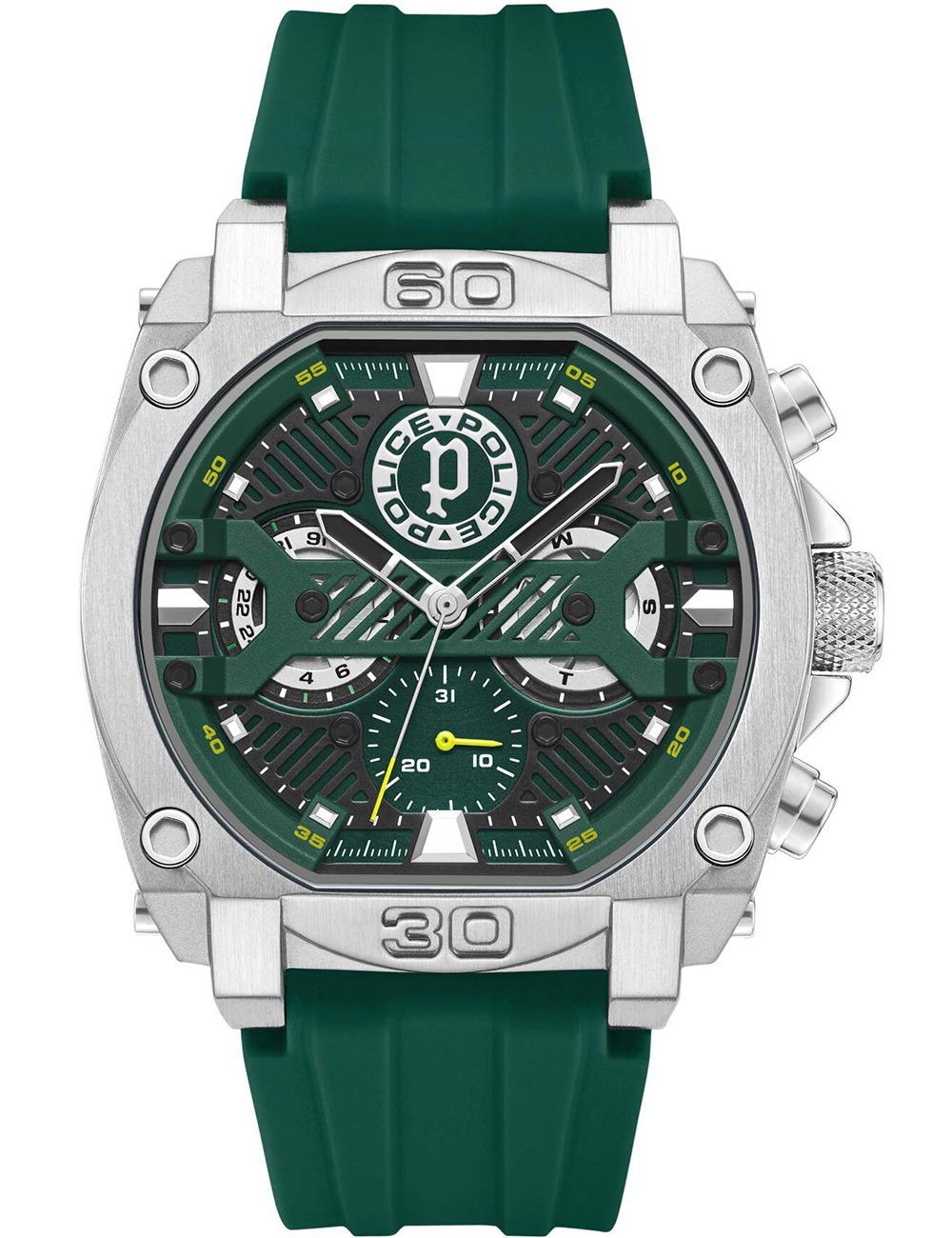 4894816145415 - Herren Chronograph Uhr Grün Silber Edelstahl Armbanduhr Herrenuhr Chronographen Herren Armbanduhr 4894816145415 - Herren Chronograph Uhr Grün Silber Edelstahl Armbanduhr Herrenuhr Chronographen Herren Armbanduhr