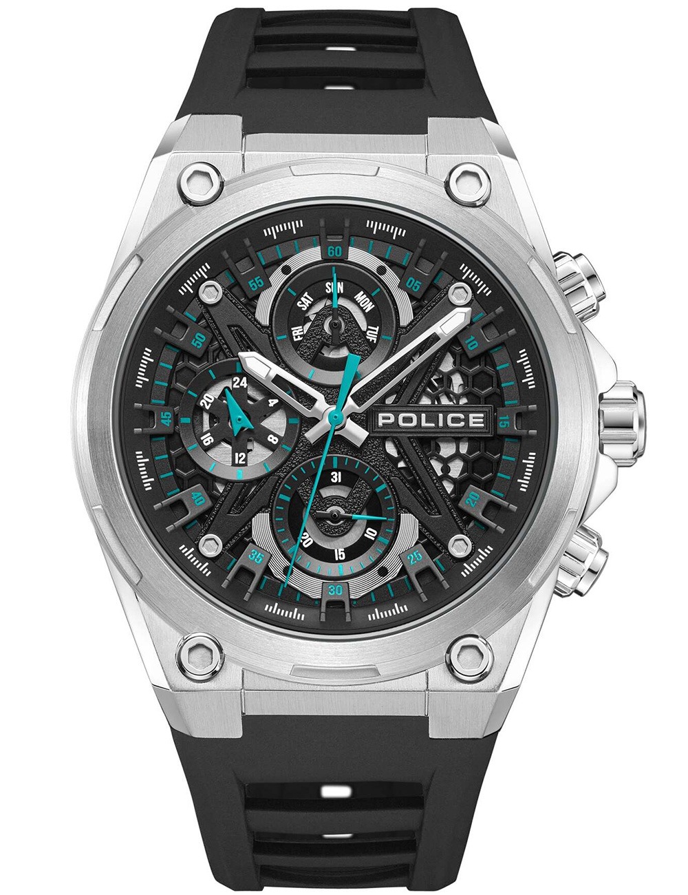 Police PEWGQ0054301 Herrenuhr Sonic 45mm 5ATM