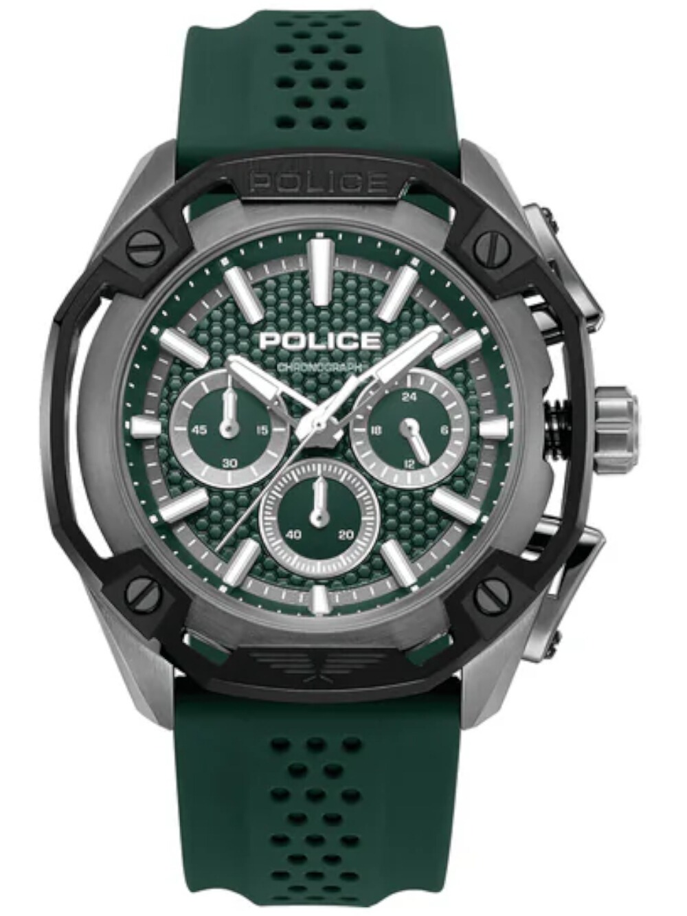 Police PEWGQ0093202 Herrenuhr Centurian Chronograph 46mm 5ATM
