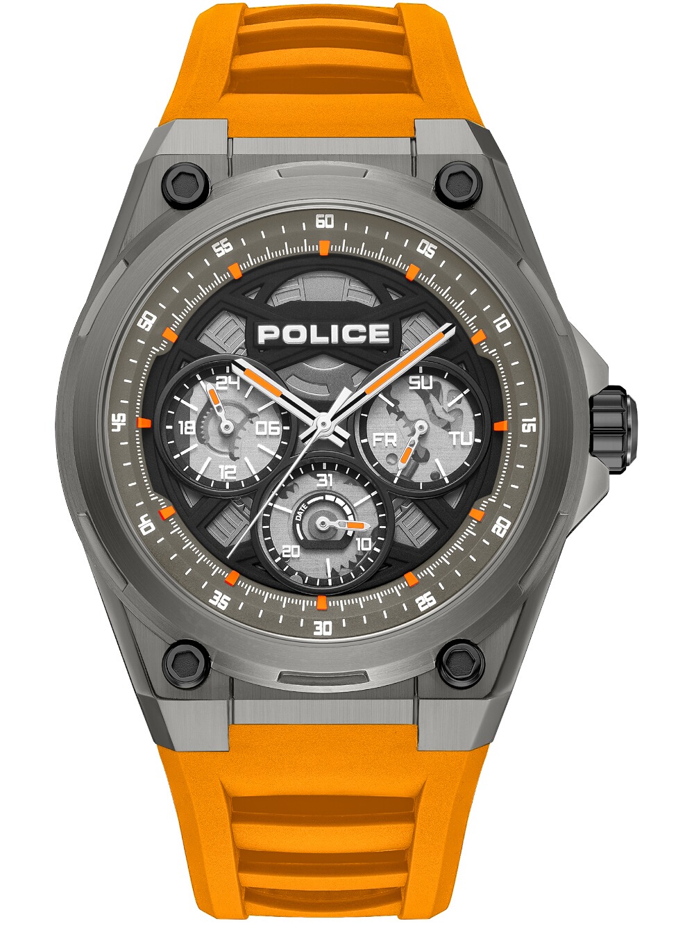 Police PEWGQ0093802 Herrenuhr Dominion 45mm 5ATM