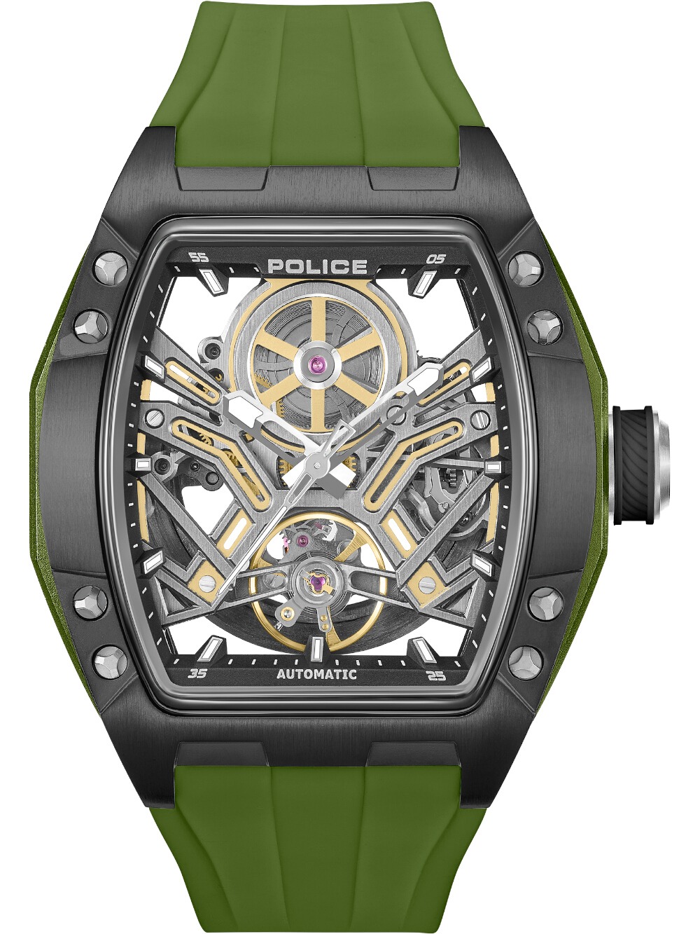 Police PEWGR0082101 Herrenuhr Tampa Automatik 42mm 5ATM