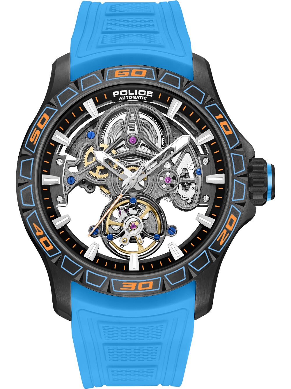 Police PEWGR0097804 Herrenuhr Spirit Automatik 45mm 5ATM