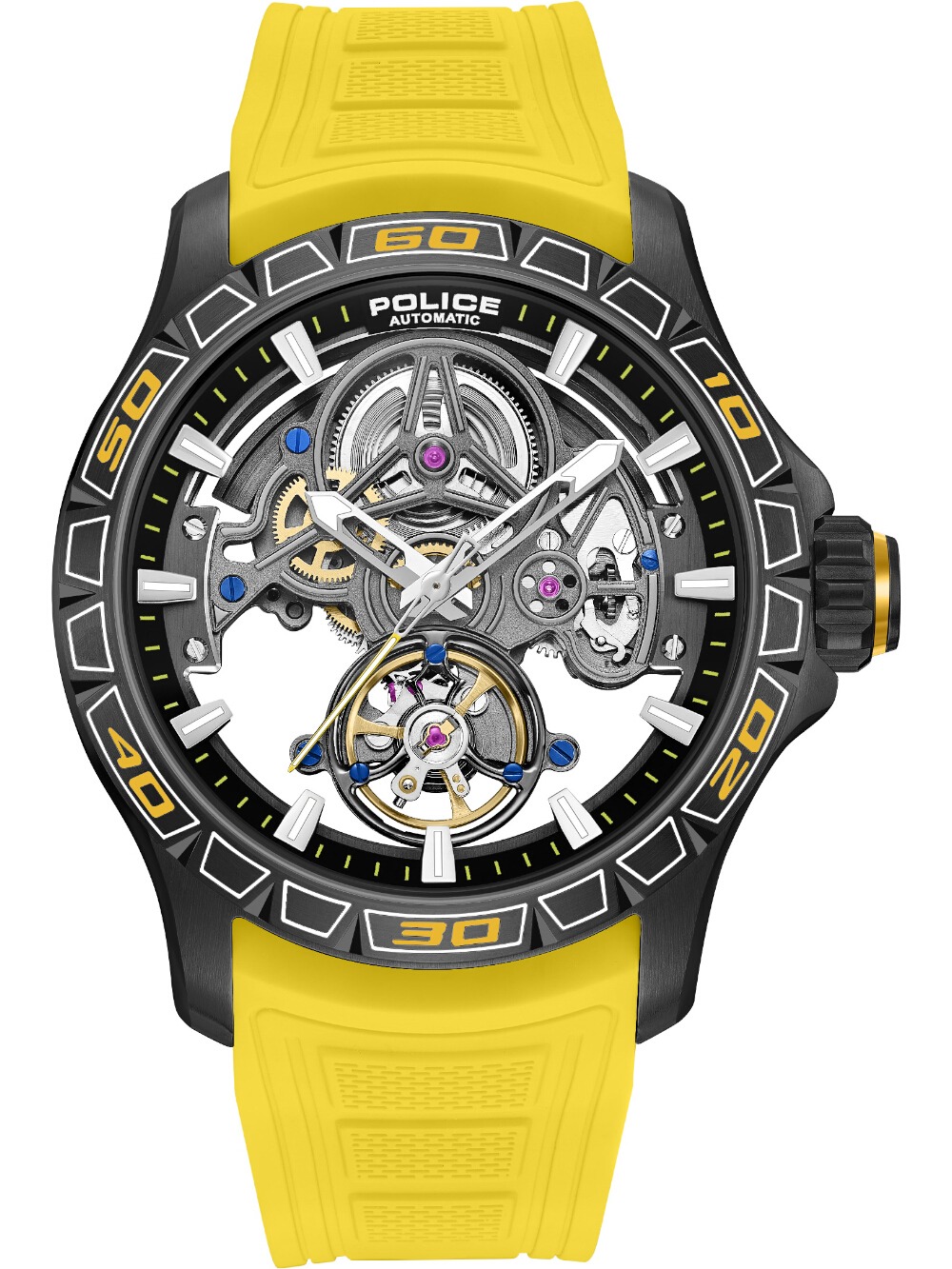 Police PEWGR0097805 Herrenuhr Spirit Automatik 45mm 5ATM