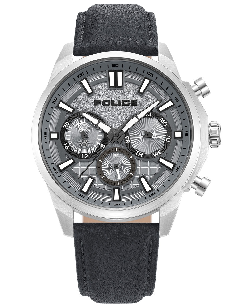 4894816121297 - Herren Armbanduhr Analog Quarz Edelstahl Schwarz 44mm - Uhren Online Kaufen